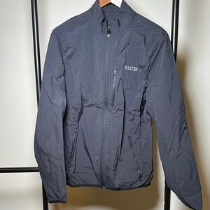 Peloton X Rhone Black Windbreaker Lightweight Jacket (Size S)